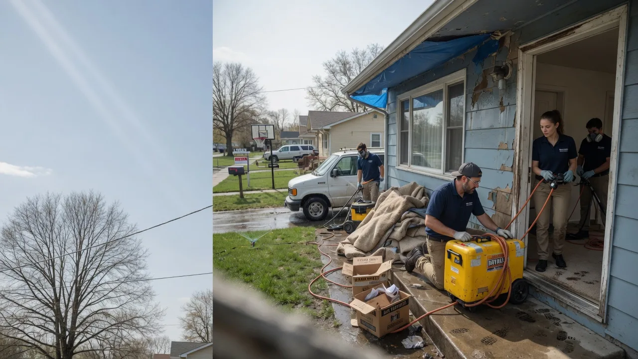 Basement Flood Cleanup in Summerfield, IL near me